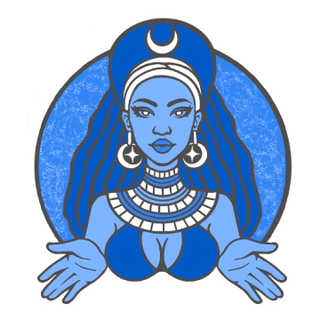 New Egyptian Goddess Nut Pin! (2.25" pin)