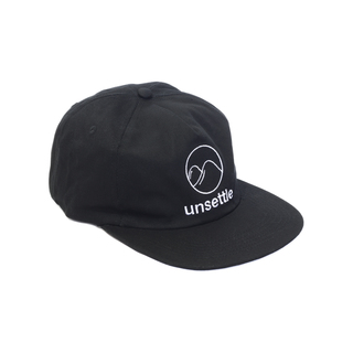 Unsettle Classic 5-Panel Hat - Black