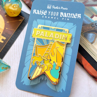 Paladin Banner Enamel Pin