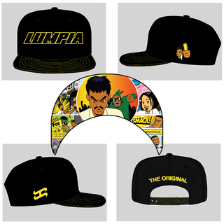 Snapback Cap - NEW ORIGINAL LUMPIA Black