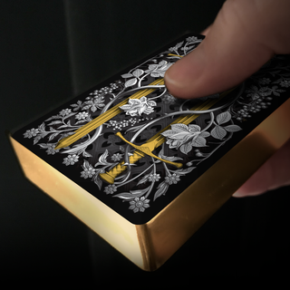 24K Gold Hand Gilded Cards