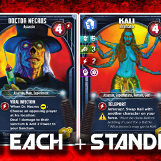 2 Crowdfunding Exclusive Champion Cards