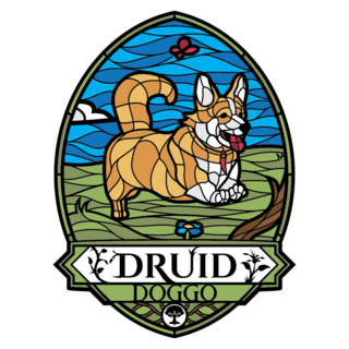 Old Pin - Druid Doggo