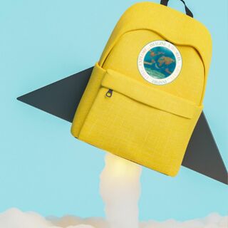 Iron-On Imagine A World Patch