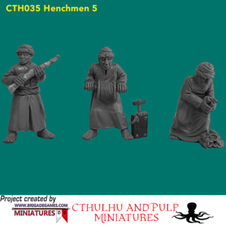 BG-CTH033 Henchmen Demo Team (3 models, 28mm, unpainted)