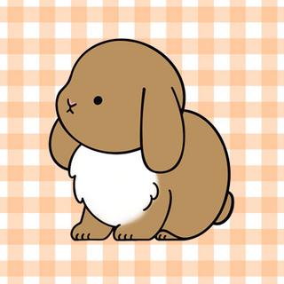 Standard Lop (Brown & White) Enamel Pin