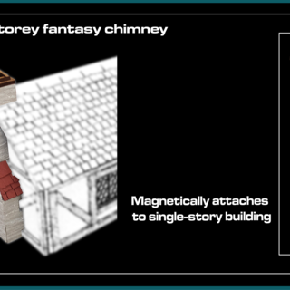 Single-story fantasy chimney
