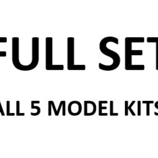 FULL SET OF 5 MODEL KITS