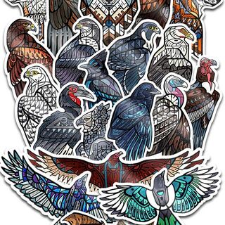Sticker - Visionary Vultures 3