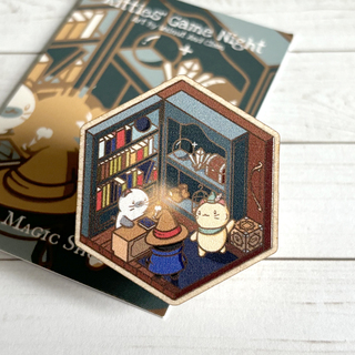 Magic Shop Wooden Pin