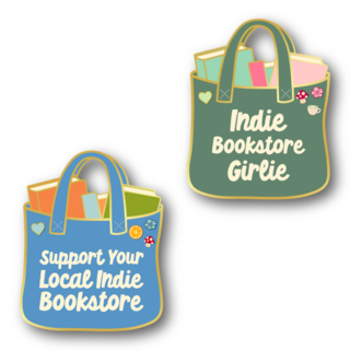 Indie Book Bag Pin