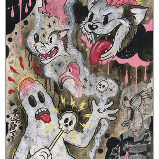 BIZARRE FOLLIES 12X16 PRINT by Frank Forte