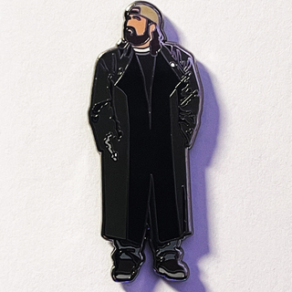 Silent Bob Enamel Pin