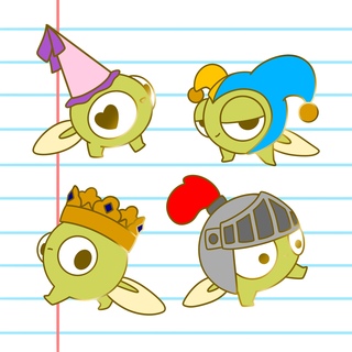 Medieval Tadpoles Mini Pin Set