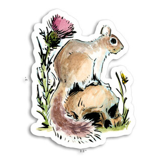 Squirrel Sticker