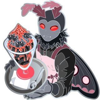 MOTHMAN: IceScream Cryptid - Hard Enamel Pin