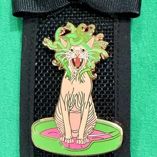 Wear a pin magnetic ribbon