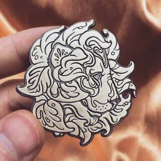 Lionhead - Metal Pin