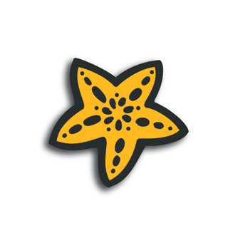 Sticker | Sea Star - Gold