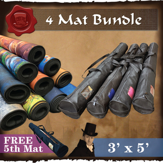 3' x 5' 4 Mat Bundle + One FREE