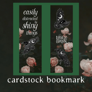 BOOKMARK- distracted by shiny things