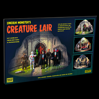 Creature Lair cardboard playset