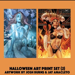 Halloween Art Print Set (2)