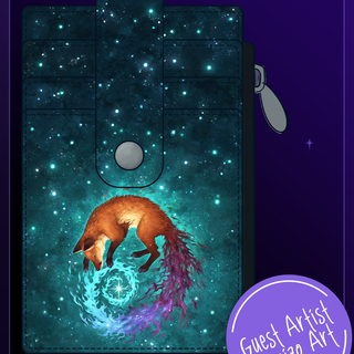 Nebula Fox Wallet by KanizoArt