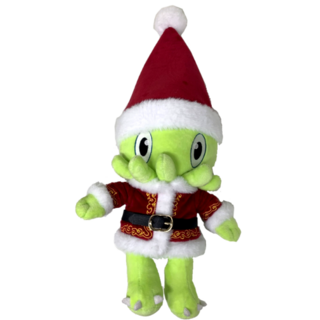 C is for Cthulhu SANTA Plush (GREEN) [12 in.]