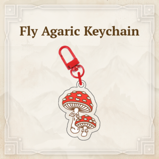 Fly Agaric Keychain