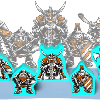 Thorgrim Orc Slayer and His Dwarven Guard
