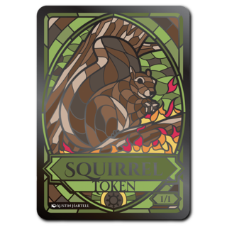 Metal Token - Squirrel