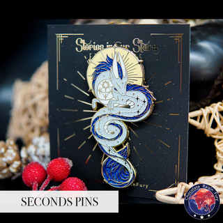 Draco Blue SECONDS Pin