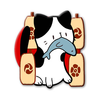 Cat Sudoku: Summer Festival - 2.0" VIP Enamel Pin