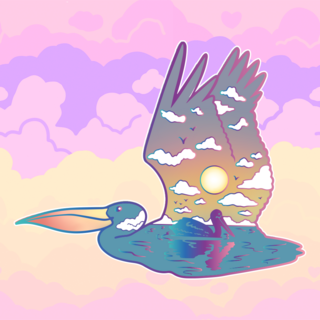 Morning Mirror Enamel Pin