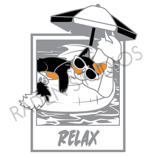 Con Adventurers 2 "Relax" Hard Enamel Pin