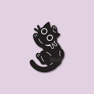 Climbing Void Cat Pin