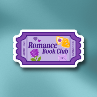 Book Club Sticker - Romance