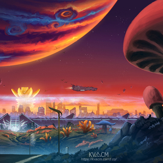 Nap City Poster (textless) by Kvacm