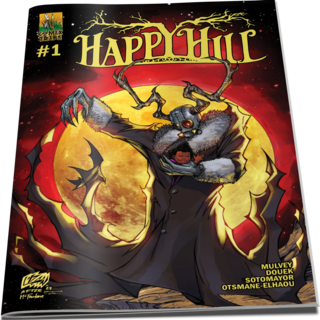 Happy Hill #1H - Franck Uzan Batman #423 McFarlane Homage Cover