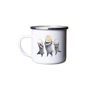 Badgers Enamel Mug