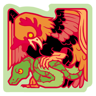 Basilisk sticker