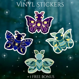 Tiny Flutter Stickers Set