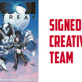 SIGNED Moon Streak 1 Con Cover
