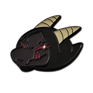 Enamel Pin (Black Kobold)