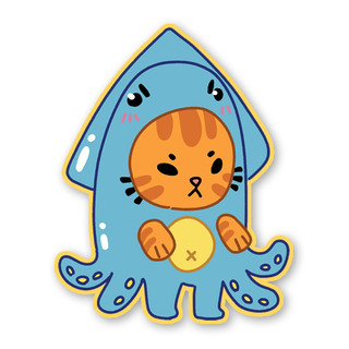 Cat's Gambit 1.5" Enamel Pin - Cat-ken