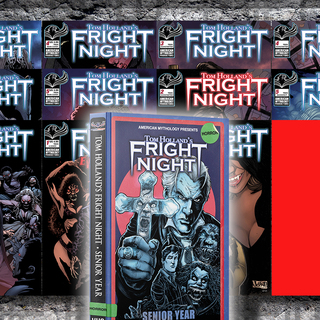 FRIGHT NIGHT COLLECTION HC + CRYPT OF COMICS SET
