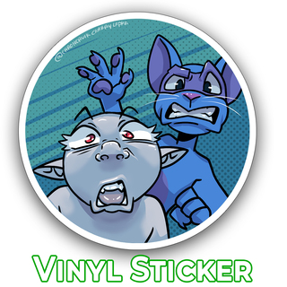Sticker - Kat Fish x Nosferatti