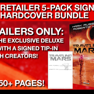 Traveling To Mars Retailer 5-Pack SIGNED HARDCOVER Bundle