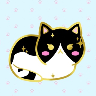 Tuxedo Cat Pin
